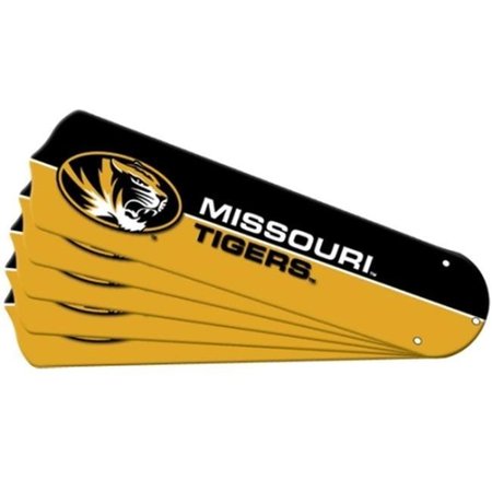 CEILING FAN DESIGNERS Ceiling Fan Designers 7990-MIZ New NCAA MISSOURI TIGERS 52 in. Ceiling Fan Blade Set 7990-MIZ